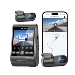 VIOFO A229 Plus 3CH Front Rear and Cabin Dash Cam