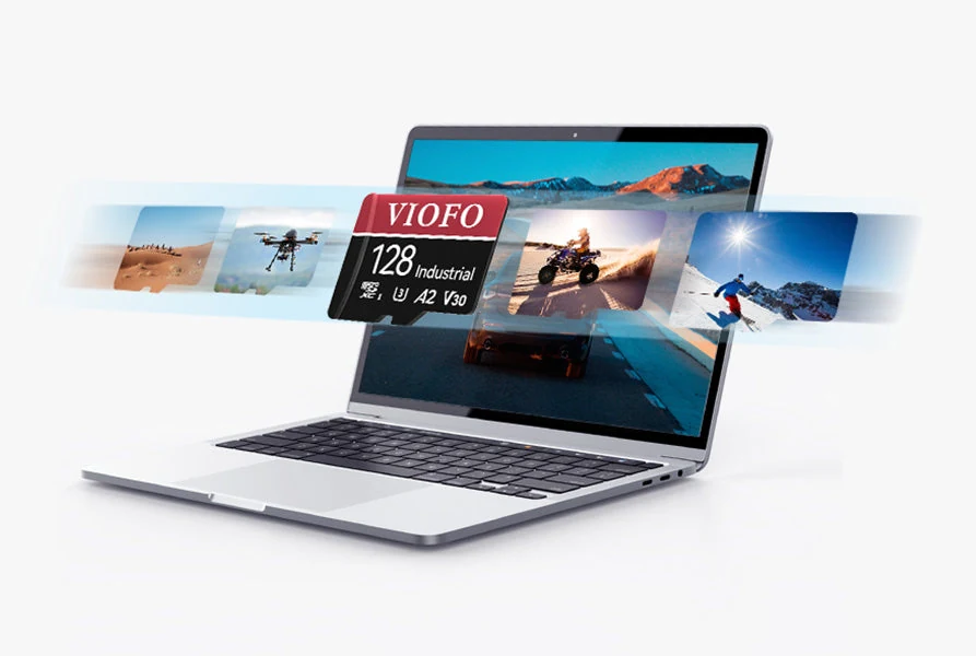 VIOFO 128GB High-Endurance microSD Card feature, connection, fitment, or package view