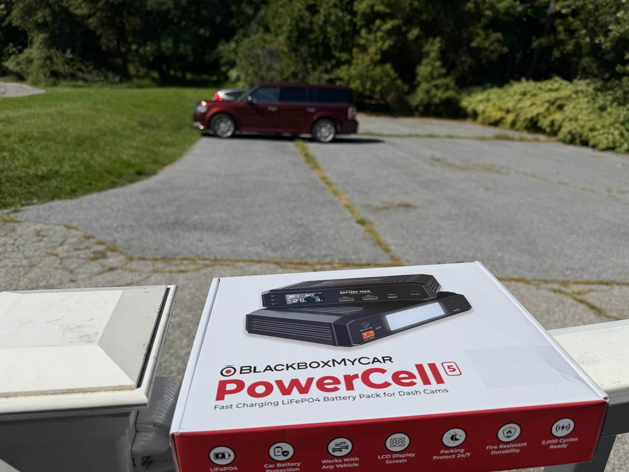 BlackboxMyCar PowerCell 5 dashcam battery packaging