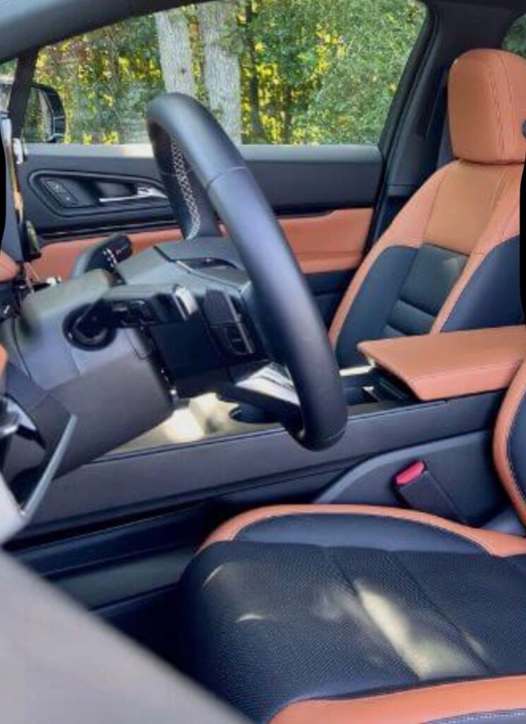 Front cabin of a 2024 Honda Prologue during the office installation appointment